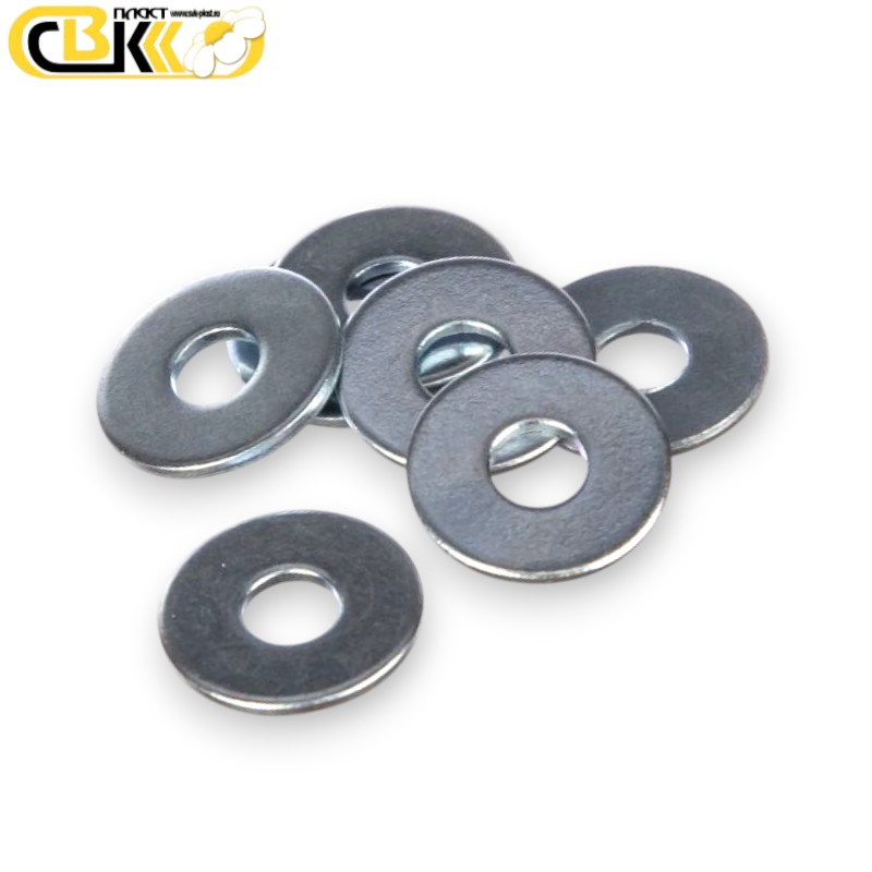 Шайба оцинкованная DIN 9021  М6, 1кг